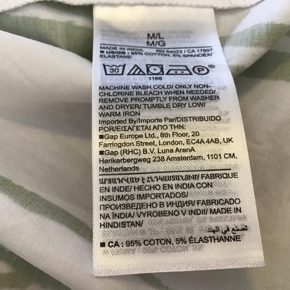 Banana Republic Moss Green and White Patterned Dress, NWT - Picture 8 of 14